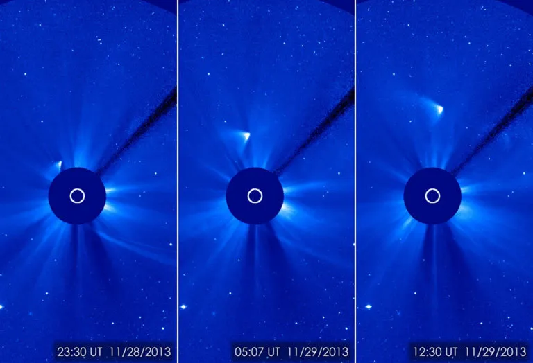 Comet C/2012 S1 (ISON) imaged by the ESA/NASA Solar and Heliospheric Observatory