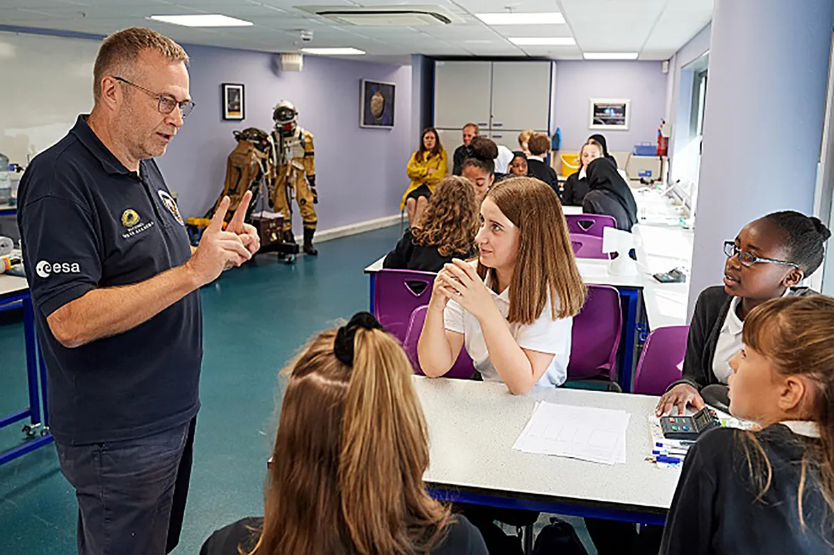 The National Space Academy holds regular career events for students. Credit: NSA