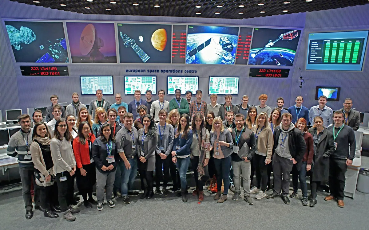 ESA’s YGT (Young Graduate Trainee) Programme offers students a chance to gain valuable experience in space mission operations. Credit: ESA