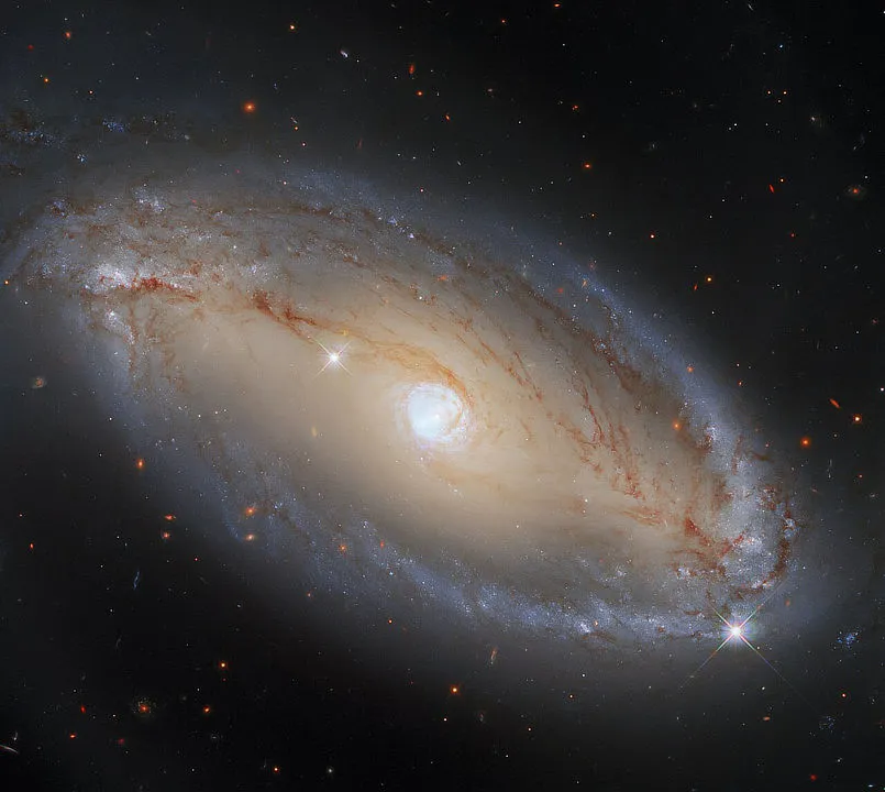 Spiral galaxy NGC 5728 HUBBLE SPACE TELESCOPE, 27 SEPTEMBER 2021 IMAGE CREDIT: ESA/Hubble, A. Riess et al., J. Greene