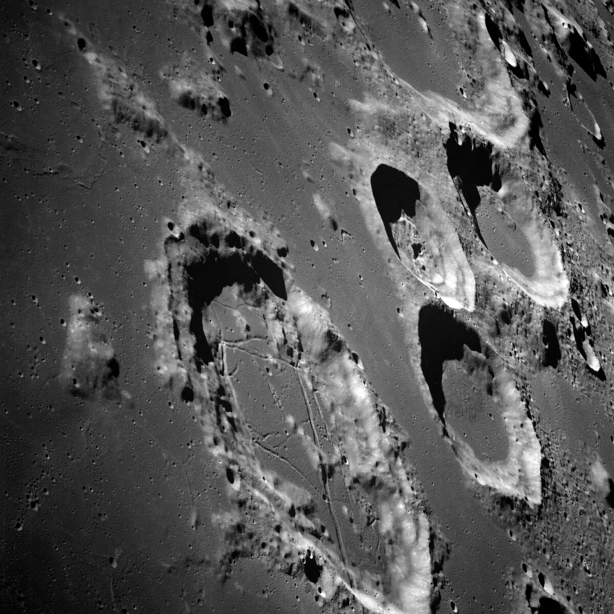 A view of the lunar surface captured during the Apollo 8 mission. Credit: Stocktrek Images