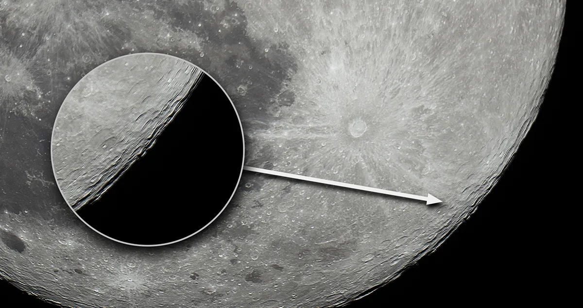 Photograph lunar ray ejecta systems 02