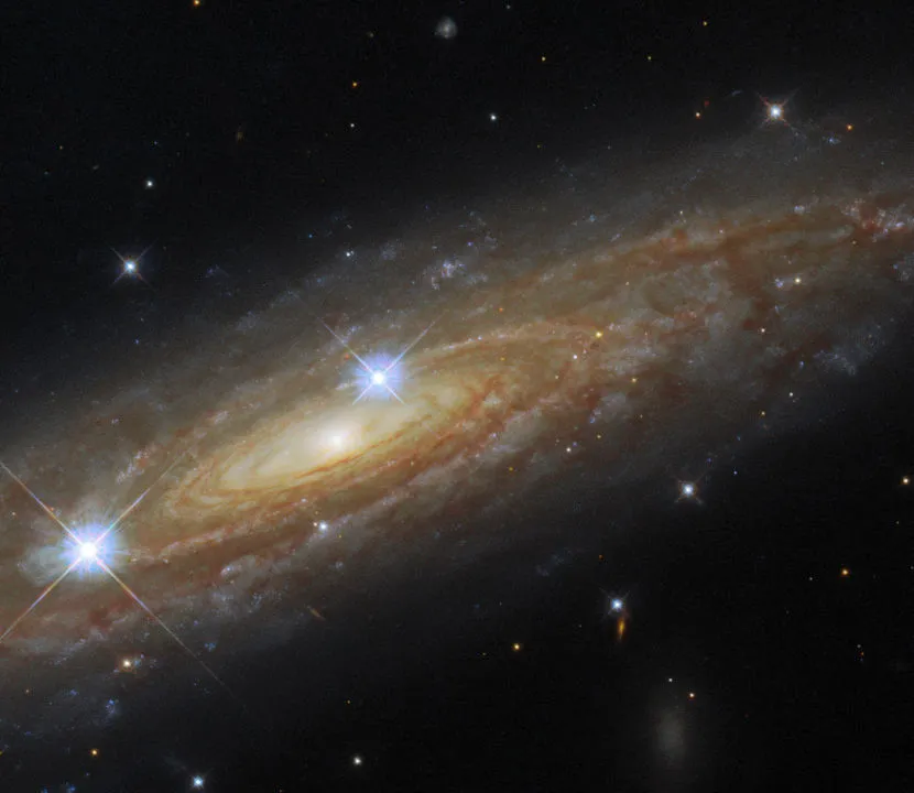 Edge-on galaxy UGC 11537 HUBBLE SPACE TELESCOPE, 15 November 2021 Image credit: ESA/Hubble & NASA, A. Seth