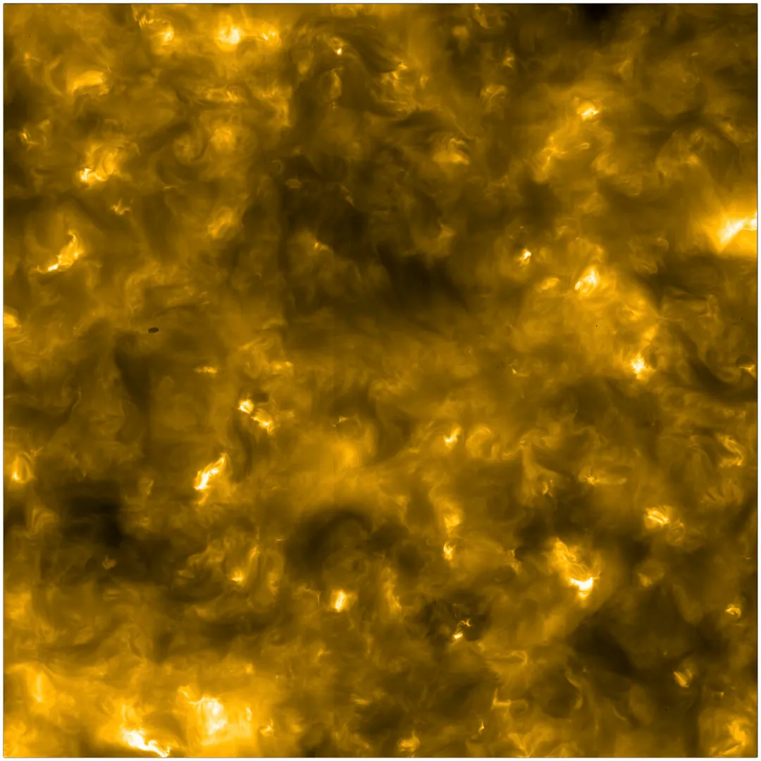 Miniature solar flares in the Sun’s corona SOLAR ORBITER, 14 DECEMBER 2021 IMAGE CREDIT: Solar Orbiter/EUI Team/ESA & NASA