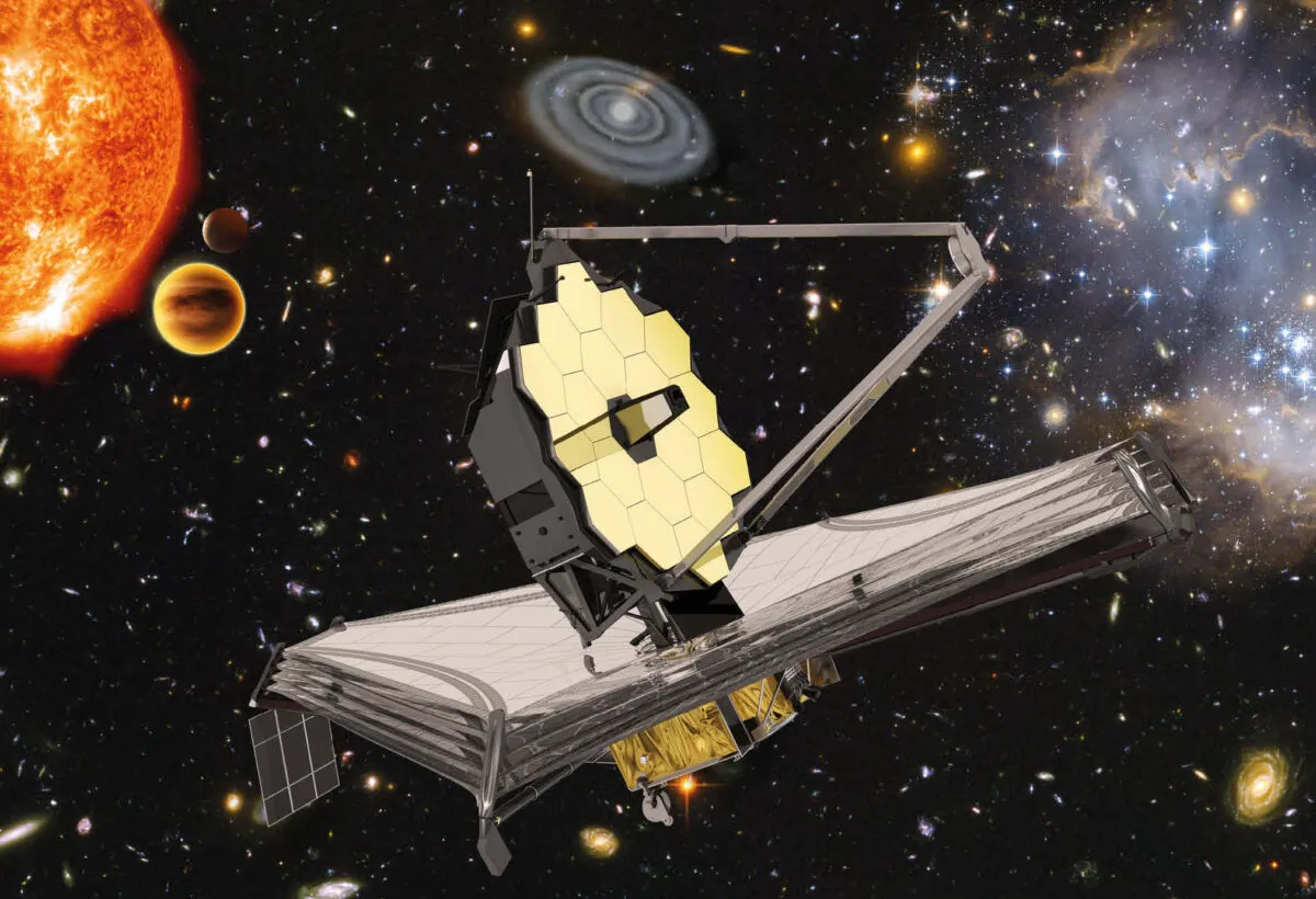 The Webb Telescope is helping discover biosignatures on distant planets. Credit: ESA, NASA, S. Beckwith (STScI) and the HUDF Team, Northrop Grumman Aerospace Systems / STScI / ATG medialab