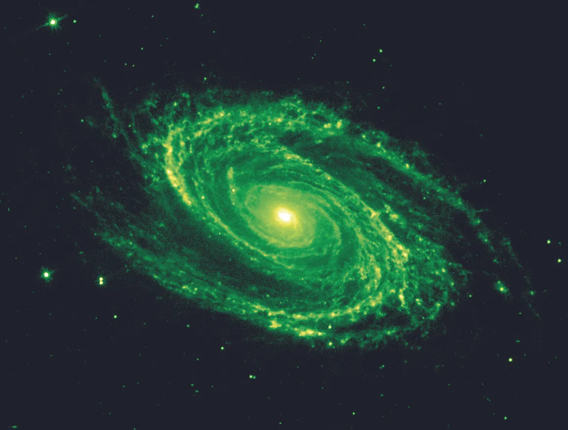 Galaxy M81 in mid infrared light