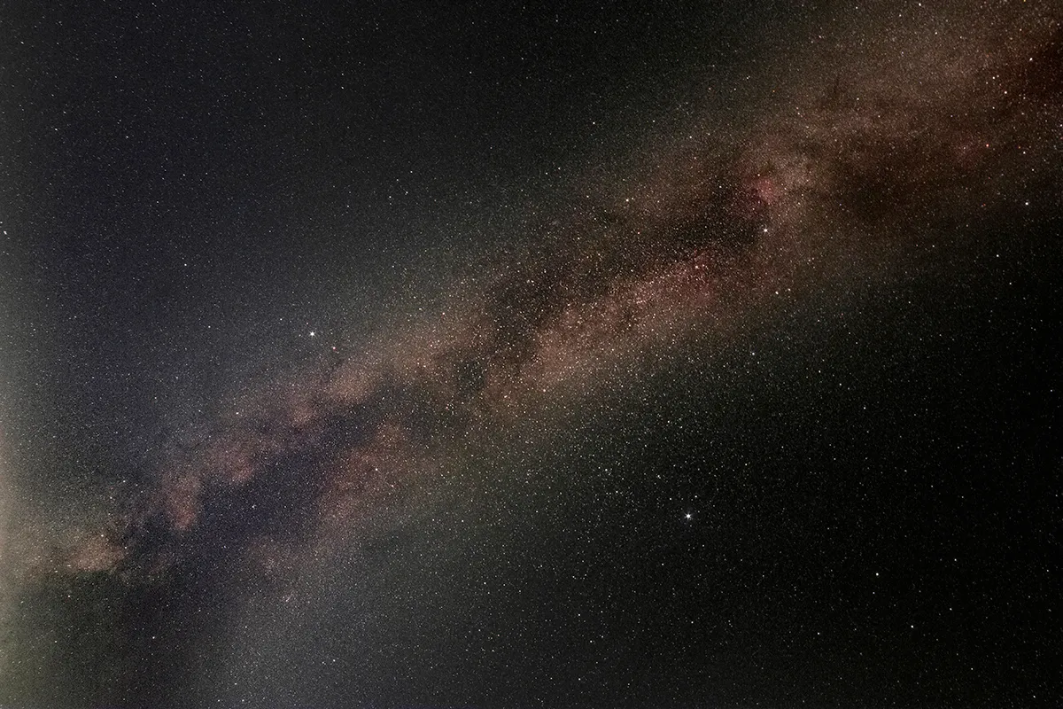 Milky Way stack layers after