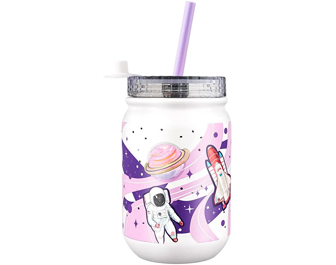 Space walk jar mug WIDE