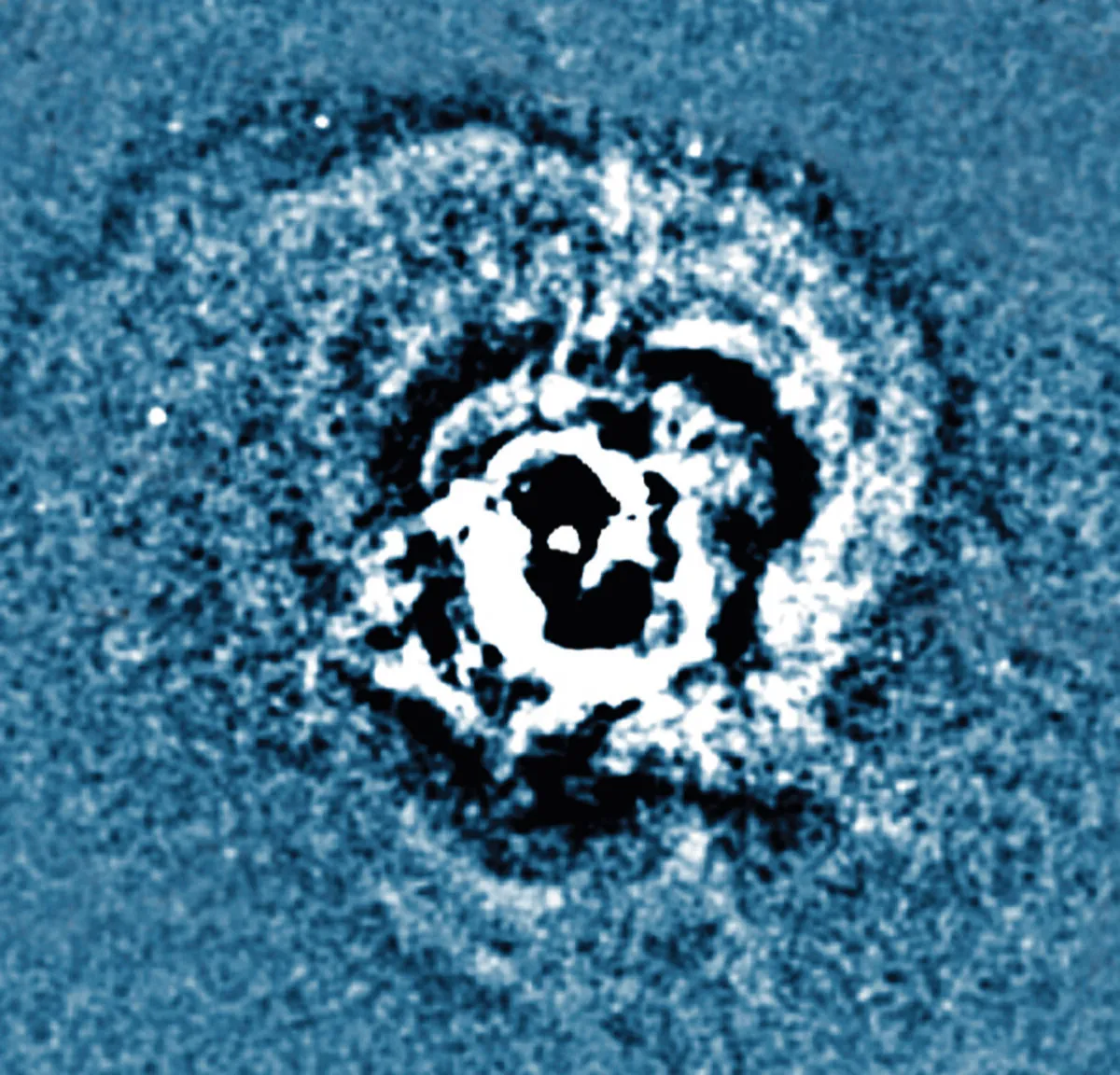 An X-ray image of the Perseus cluster showing sound waves thought to have been produced by a black hole. Credit: NASA/CXC/IoA/A.Fabian et al.