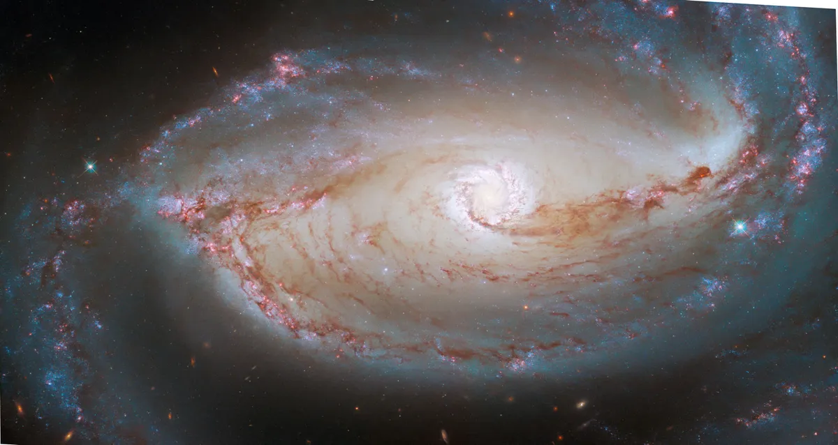 The centre of barred spiral galaxy NGC 1097 in Fornax HUBBLE SPACE TELESCOPE, 14 MARCH 2022 IMAGE CREDIT: ESA/Hubble & NASA, D. Sand, K. Sheth