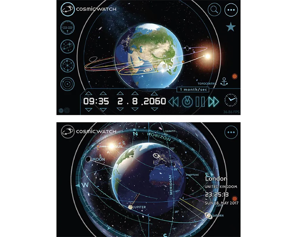 Astronomy app cosmic watch