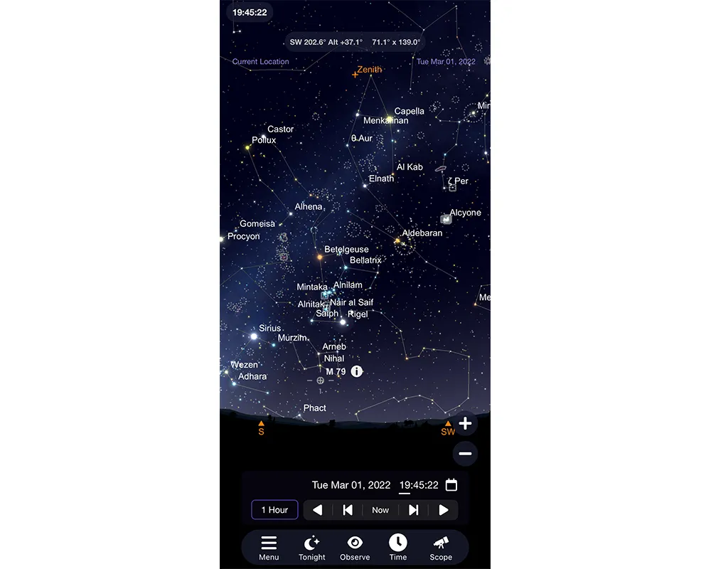 Astronomy app skysafari