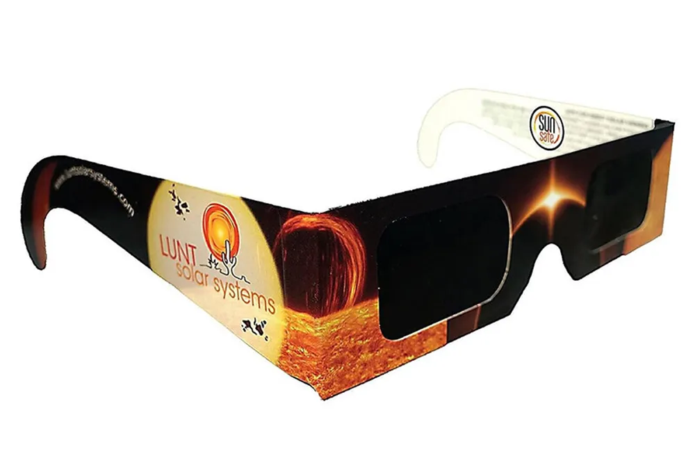 Lunt solar eclipse glasses