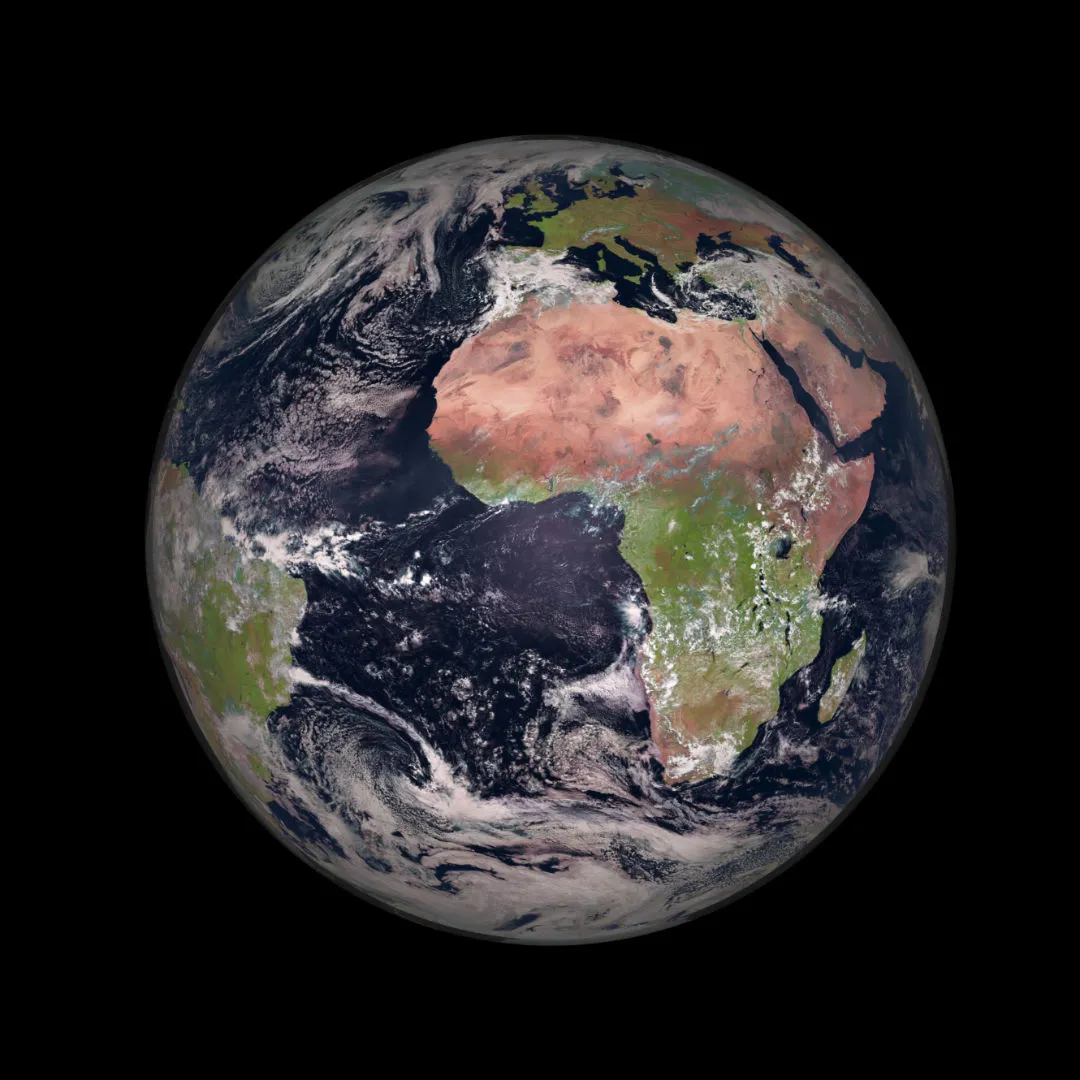 Earth METEOSAT-2, 23 March 2022 IMAGE CREDIT: EUMETSAT/ESA