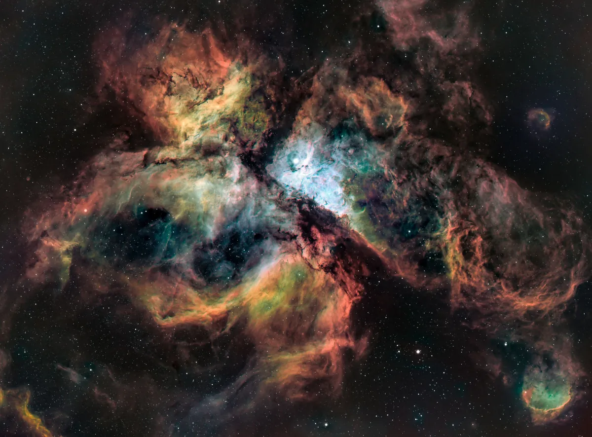 Eta Carinae Nebula Taranjot Singh, Brisbane, Australia, 12 March 2022 Equipment: ZWO ASI1600MM camera, Askar FRA400 astrograph, Sky-Watcher ER6-R Pro mount