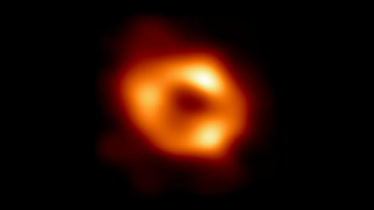Sag A* black hole EVENT HORIZON TELESCOPE, 12 MAY 2022 IMAGE CREDIT: EHT Collaboration