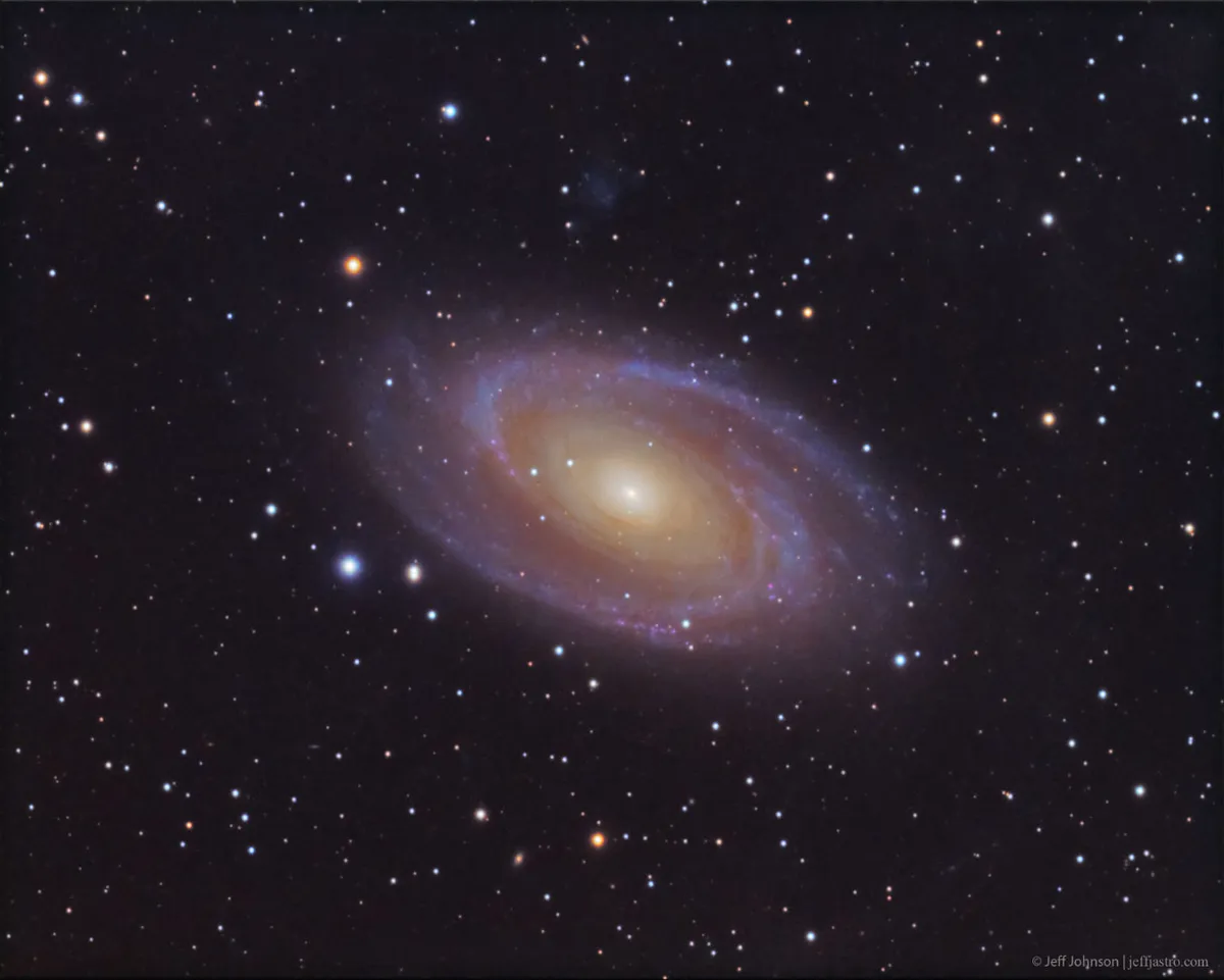 Bode’s Galaxy, M81 Jeffrey O Johnson, Las Cruces, New Mexico, USA, 7 April 2022 Equipment: QSI690WSG camera, Takahashi TOA-130F refractor, Takahashi EM200 mount