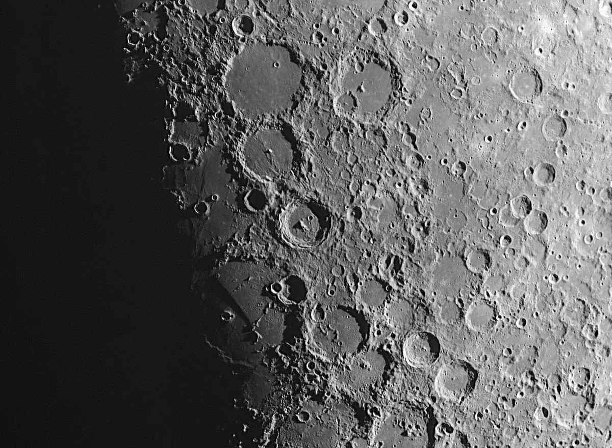 Ptolemaeus and Rupes Recta lunar craters John Brown, Leicester, 9 April 2022 Equipment: ZWO ASI290MC camera, Sky-Watcher Skymax 127 Maksutov-Cassegrain, Sky-Watcher AZ-GTi mount
