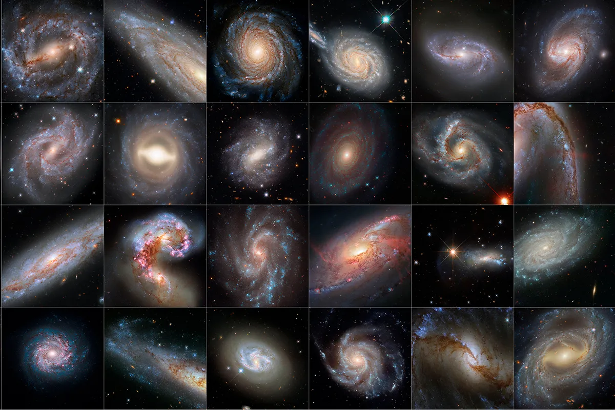 These 36 galaxies imaged by Hubble play host to both Cepheid variables and supernovae used to measure the Universe’s expansion
