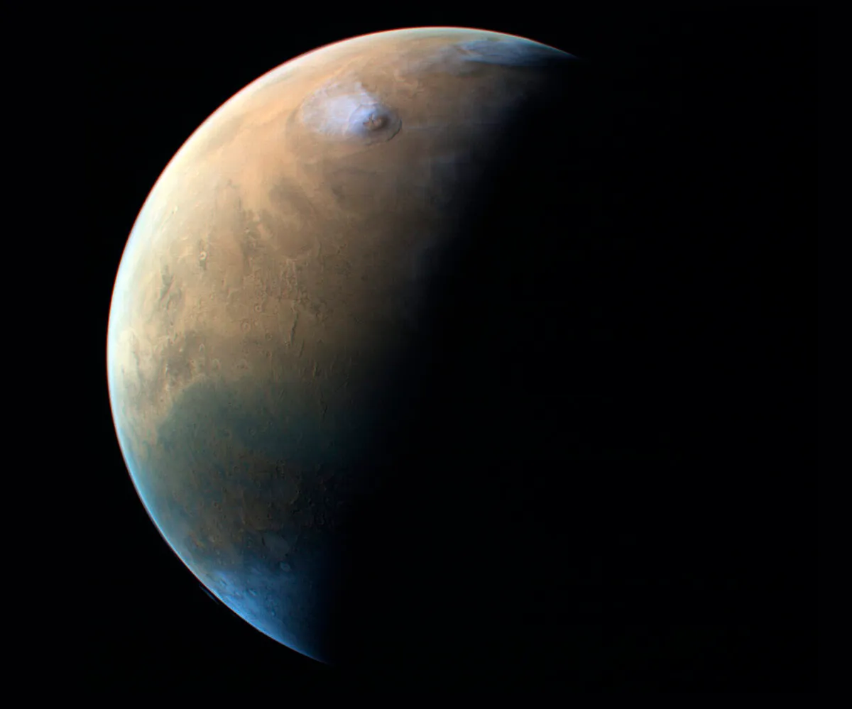 To the ancient Romans, Mars was the god of war, so why is Earth called Earth? Credit: Emirates Mars Mission