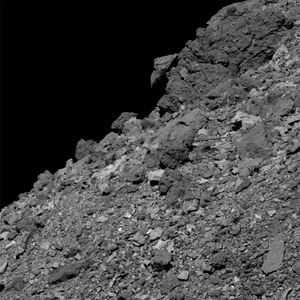 Asteroid Bennu’s boulders OSIRIS-REx, 11 April 2019 Credit: NASA/Goddard/University of Arizona