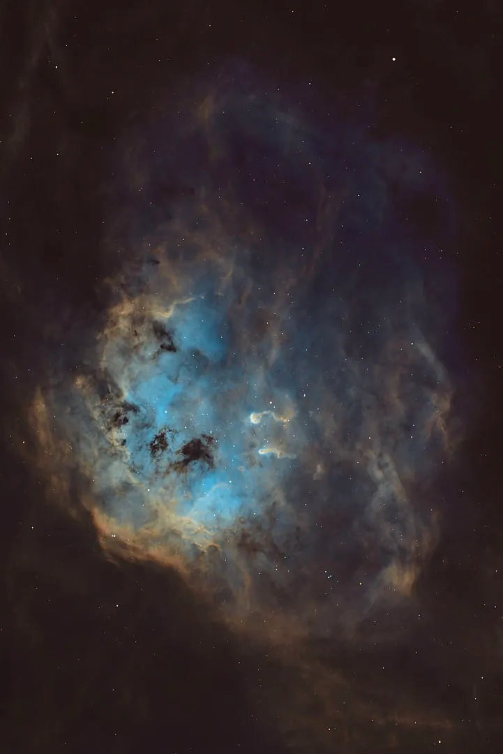 The Tadpole Nebula Hannah Rochford, Bruton, Somerset, 20–28 March 2022 Equipment: ZWO ASI2600MM camera, Sky-Watcher Evostar 80ED refractor, Sky-Watcher EQ6-R Pro mount