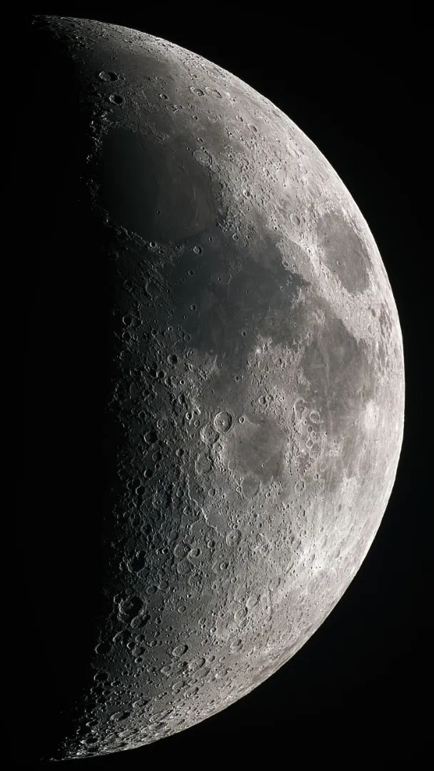 The Moon Martin Clayden, Elswick, Lancashire, 7 May 2022 Equipment: Canon 77D DSLR, Orion LX200D 8-inch Newtonian, Sky-Watcher HEQ5 Pro mount