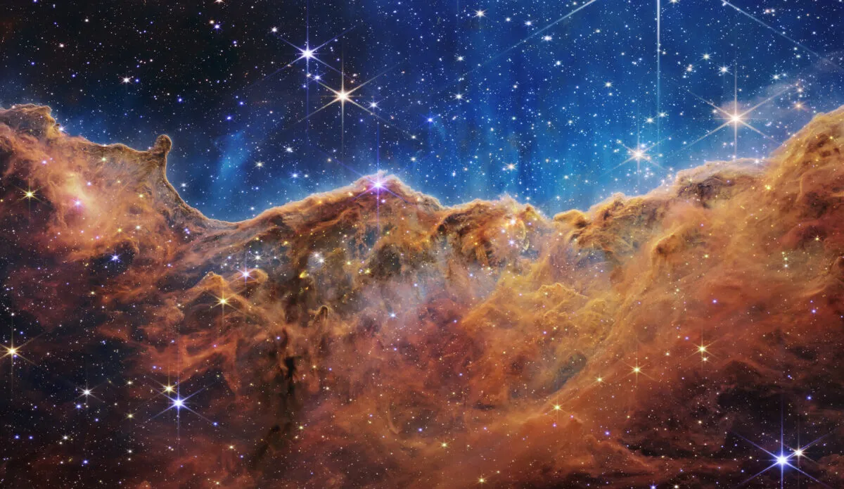 The Carina Nebula, captured by the James Webb Space Telescope