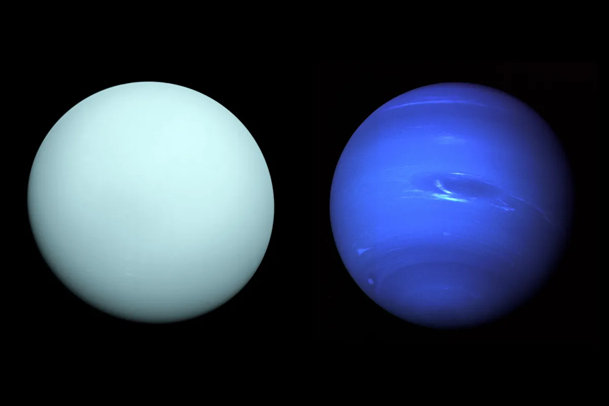 Kunnen lichte zeilen worden gebruikt om de buitenplaneten Uranus en Neptunus te bezoeken?  Krediet: NASA/JPL-Caltech