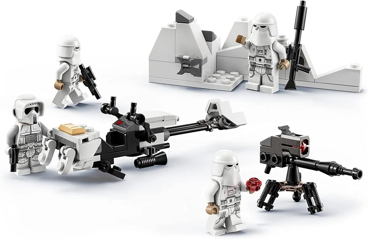 Star Wars Snowtrooper Battle Pack Lego with four figures