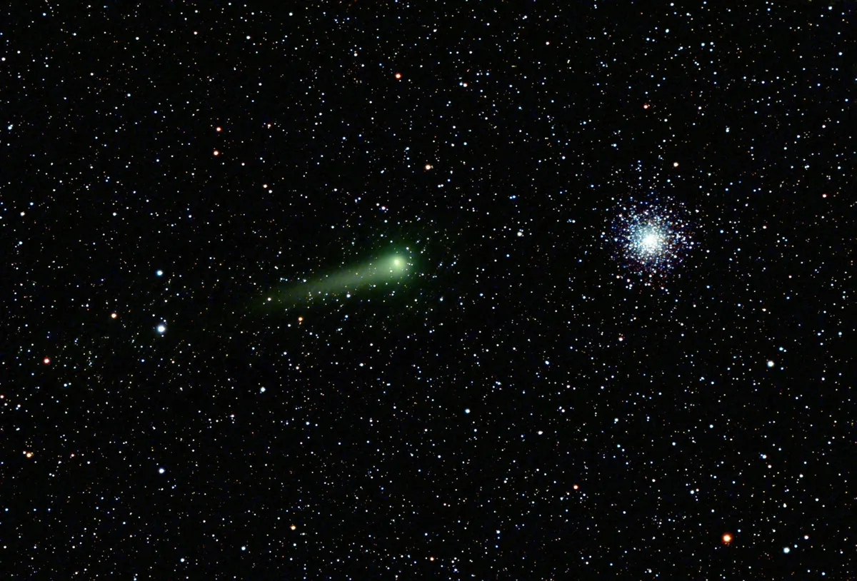 Comet C/2017 K2 (PanSTARRS) Martina McGovern, Cambridge, UK, 14th July 2022 Equipment: ZWO ASI294MC Pro colour camera, Sharpstar 100 QII refractor, SkyWatcher HEQ5 Pro mount