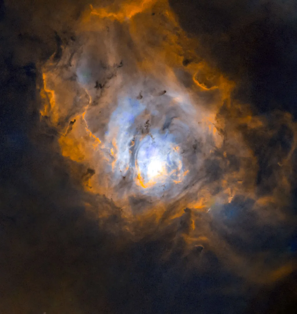 The Lagoon Nebula without stars Avinash Baliarsingh, Jatni, Odisha, India, 18 July 2022 Equipment: Astcampan 533mc pro camera, 6