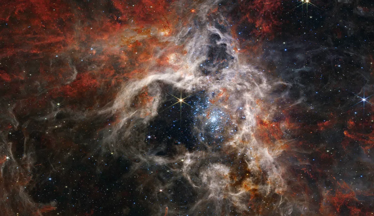 The Tarantula Nebula James Webb Space Telescope, 6 September 2022 Credit: NASA, ESA, CSA, STScI, Webb ERO Production Team
