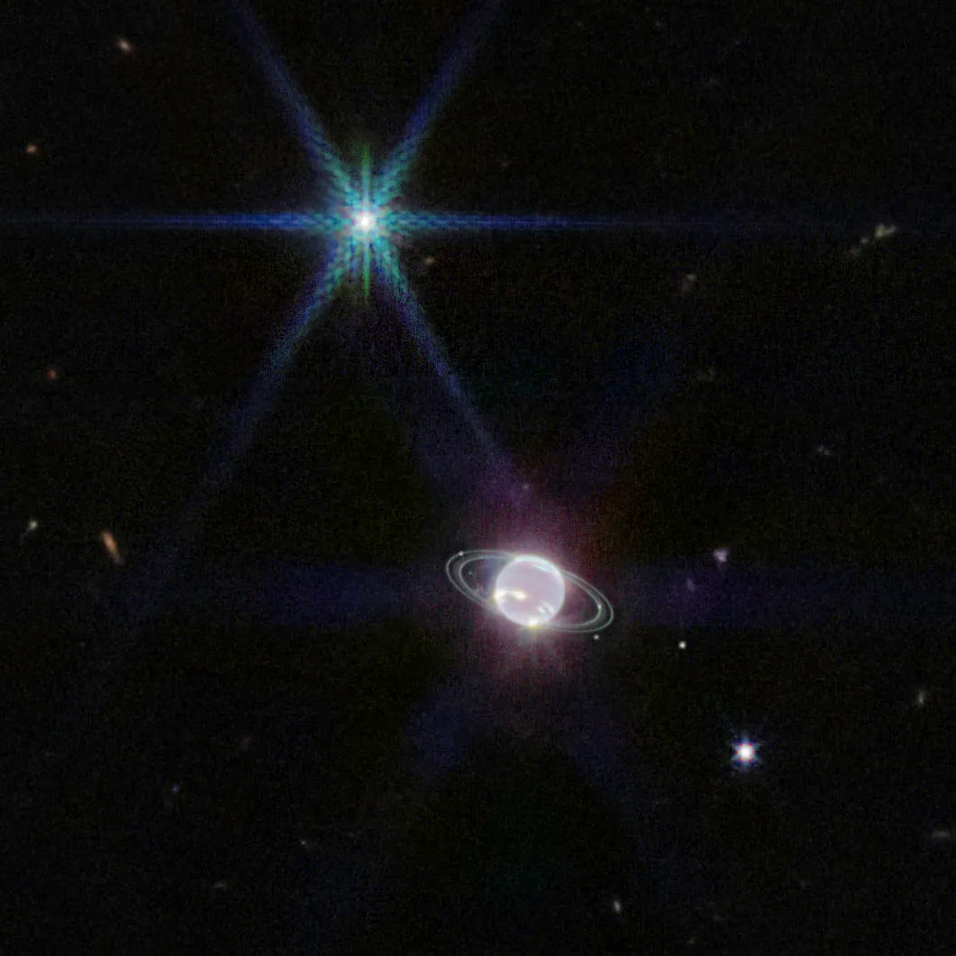 The rings of Neptune James Webb Space Telescope, 21 September 2022 Credits: NASA, ESA, CSA, STScI