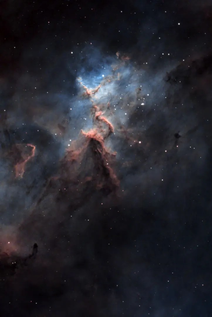 Heart Nebula composite Jason Hopkins, Wantage, 17 September 17 2022 Equipment: Altair Astro 23C and ZWO ASI 294MC cameras, two Celestron EdgeHD8 telescopes, EQ6R-PRO and EQ6 PRO mounts