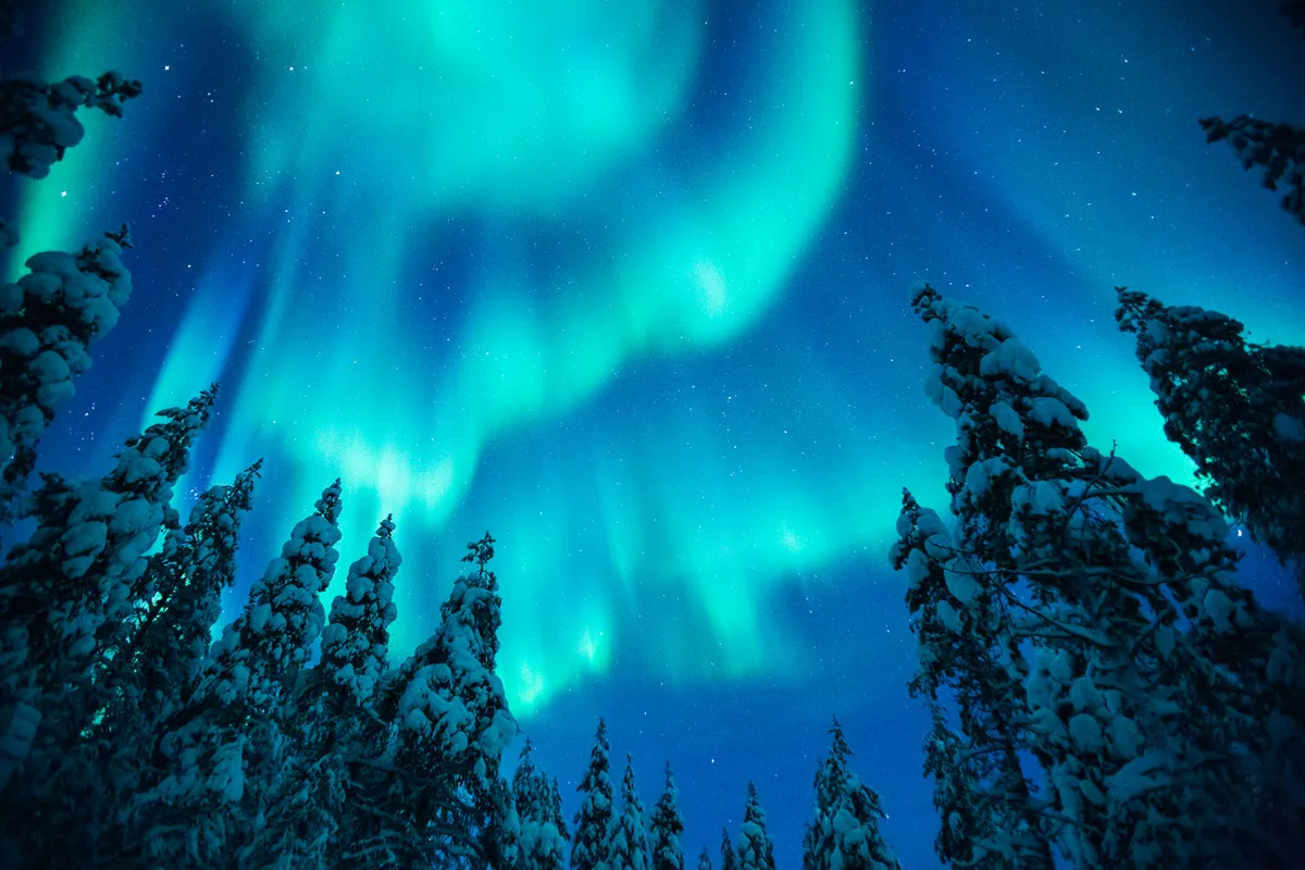 Aurora borealis, the Northern Lights. Credit: Valtteri Hirvonen