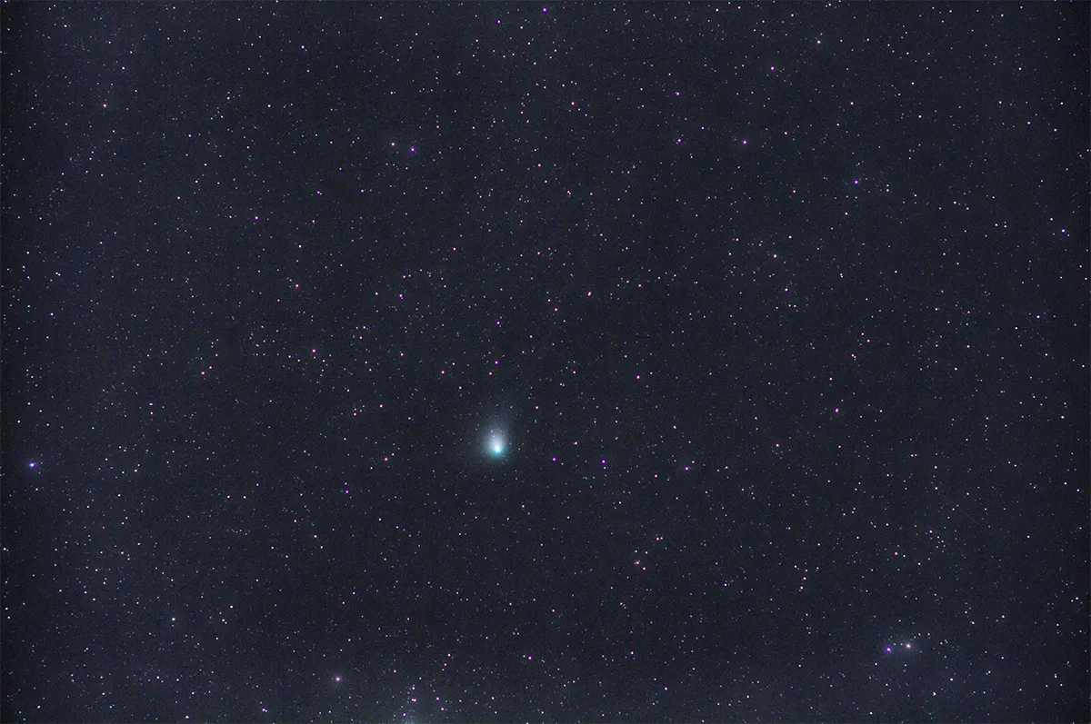 Stuart Atkinson captured this image of Comet C/2033 E3 (ZTF) on the morning of 17 January 2023 from Kendal, UK. Equipment: Canon EOS 700D DSLR camera, tracking mount.