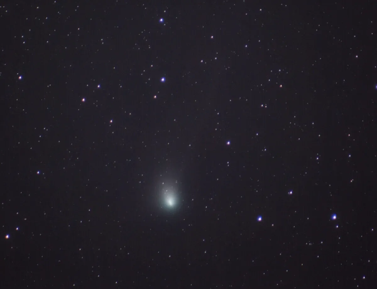 Stuart Atkinson captured this image of Comet C/2033 E3 (ZTF) on the morning of 17 January 2023 from Kendal, UK. Equipment: Canon EOS 700D DSLR camera, tracking mount.