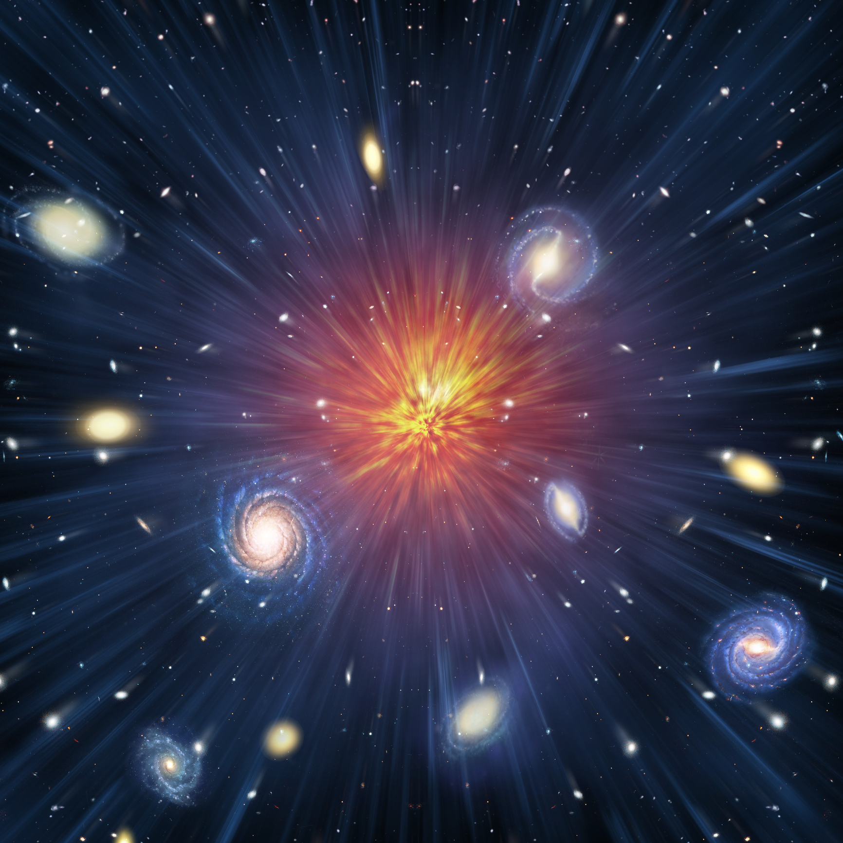 Does the Universe expand faster than light?