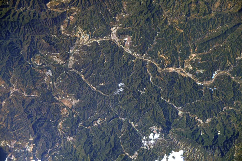 ESA astronaut Alexander Gerst captured this image from the International Space Station on 19 June 2018. Gerst said 