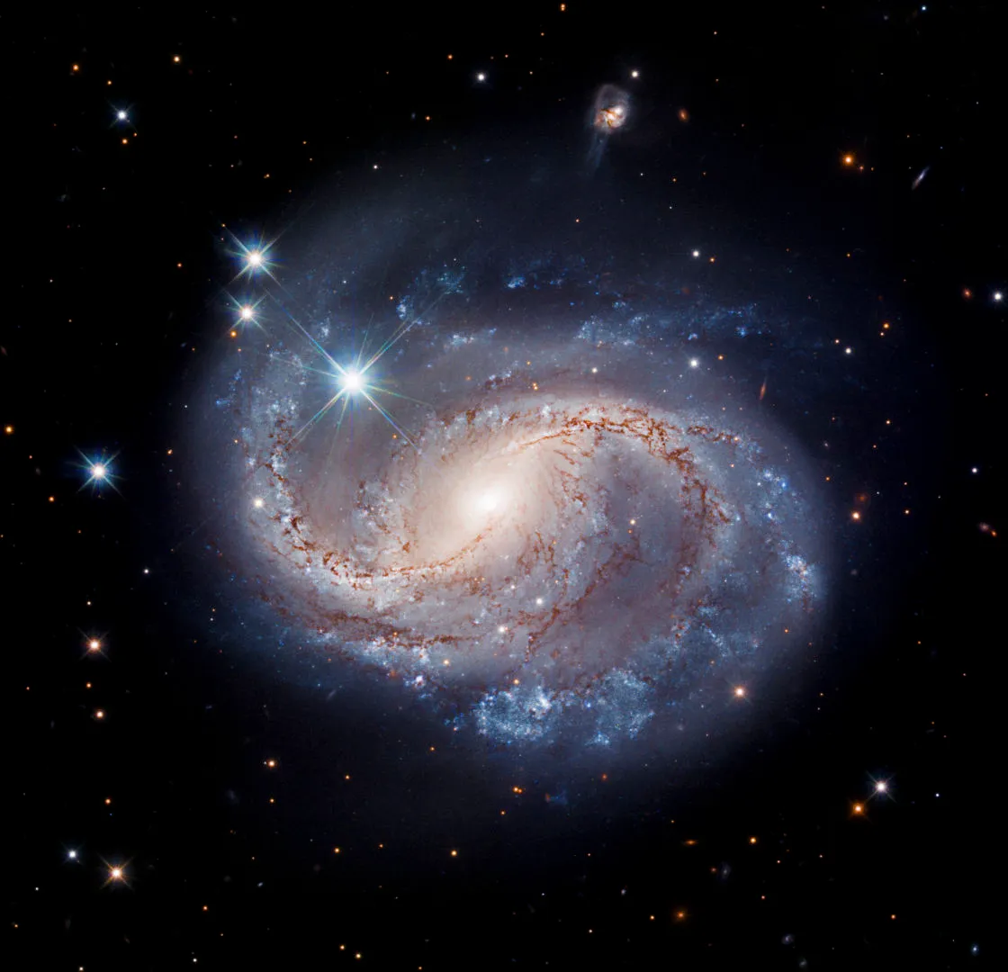 Barred spiral galaxy NGC 6956 in Delphinus Hubble Space Telescope, 15 December 2022 Image Credit: NASA, ESA, and D. Jones (University of California – Santa Cruz); Processing: Gladys Kober (NASA/Catholic University of America)