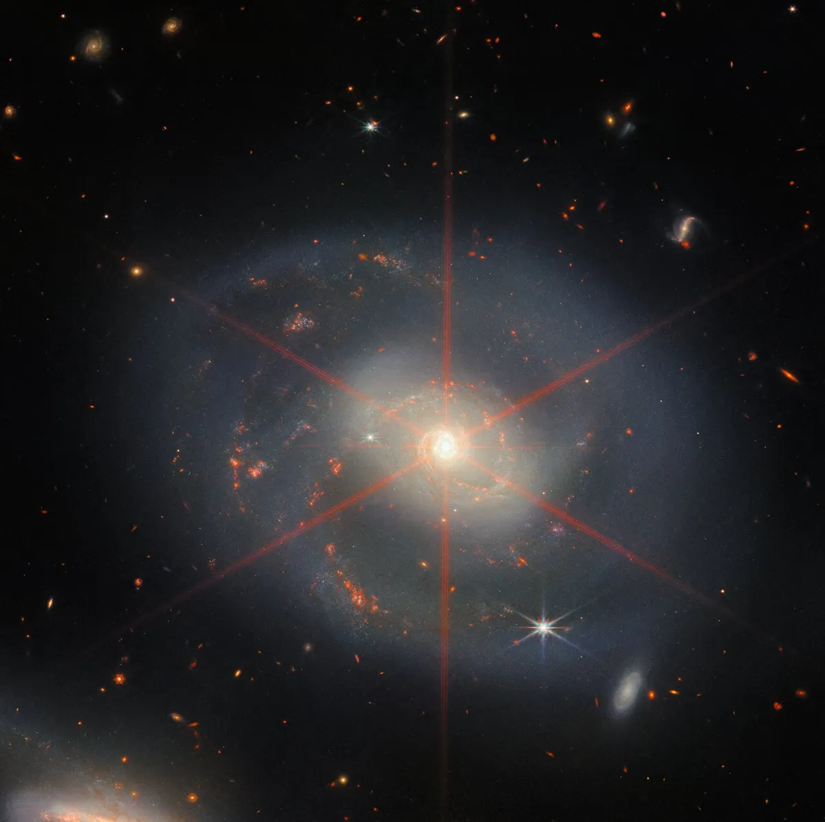 NGC 7469 in Pegasus James Webb Space Telescope, 21 December 2022 Credit: ESA/Webb, NASA & CSA, L. Armus, A. S. Evans