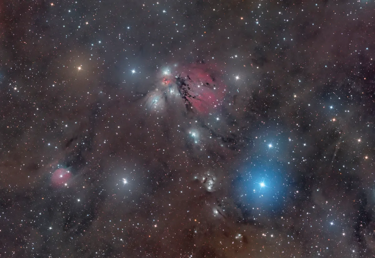 NGC 2170 in Monoceros Davide Mancini, Perth, Australia, 18 December 2022 Equipment: ZWO ASI 2600MC camera, SharpStar 15028HNT hyperboloid Newtonian reflector, Sky-Watcher HEQ5 mount