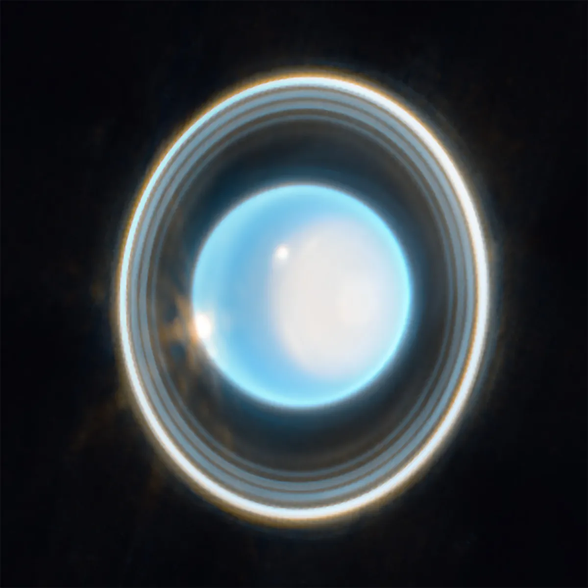 A James Webb Space Telescope image of Uranus, captured on 6 February 2023. Credit: NASA, ESA, CSA, STScI. Processing: Joseph DePasquale (STScI)