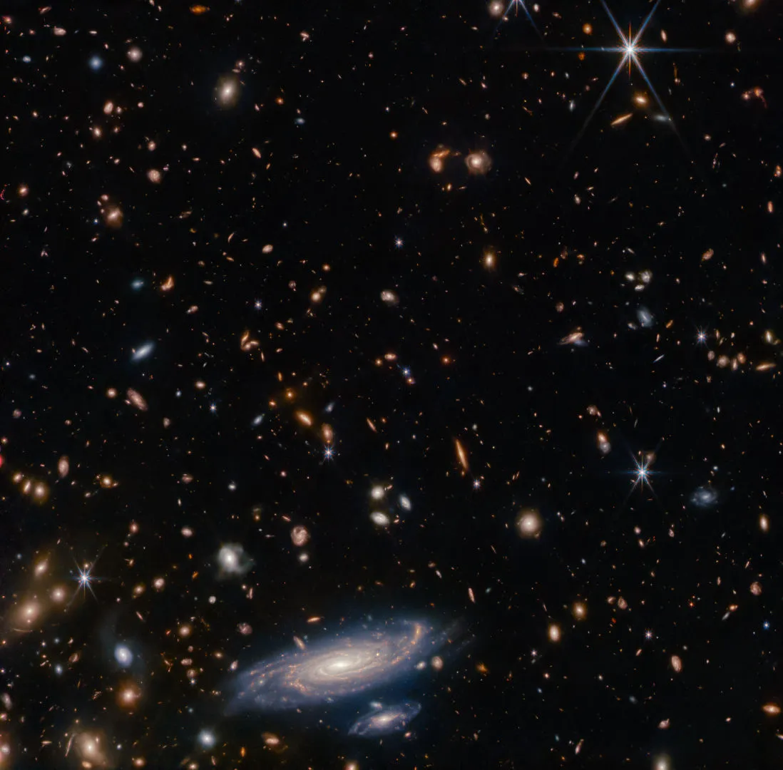 Spiral galaxy LEDA 2046648 James Webb Space Telescope, 31 January 2023