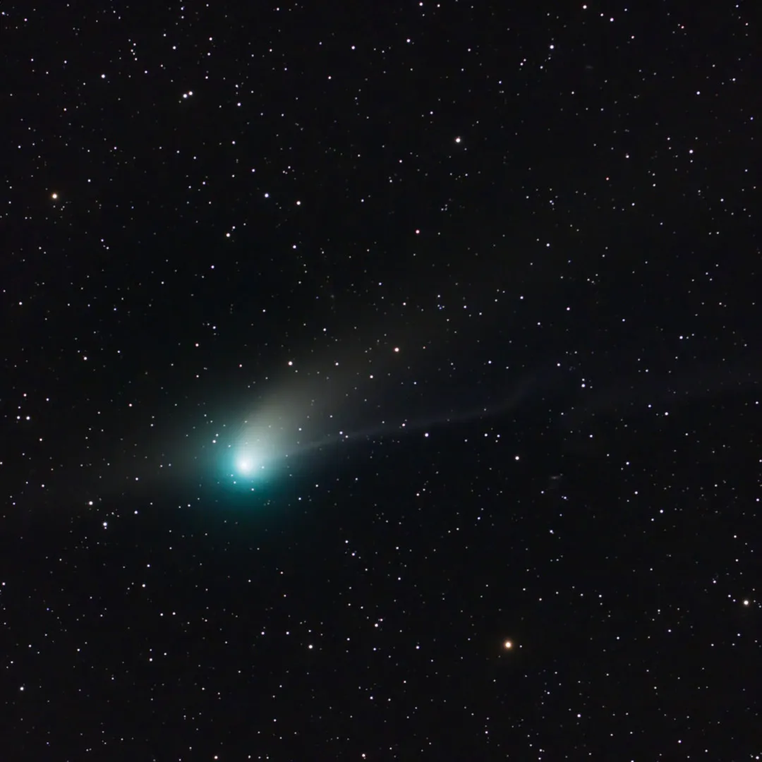 Comet C/2022 E3 (ZTF) Aidan Guerra, Lake Berryessa, California, USA, 21 January 2023 Equipment: ZWO ASI533MC-P camera, Stellarvue SV70T Triplet Refractor, Celestron AVX mount