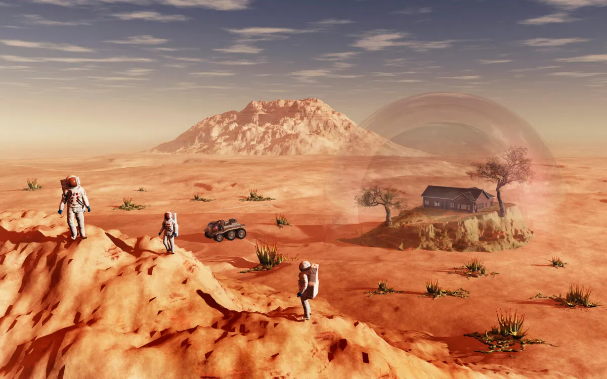 Could we terraform Mars and make it like Earth, somewhere we could live? Credit: Mark Stevenson/Stocktrek Images
