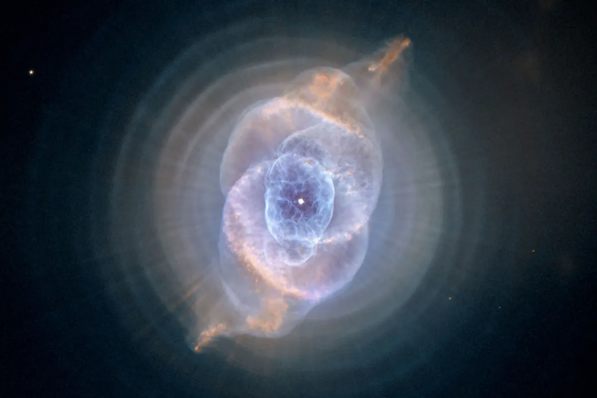 The Cat's Eye Nebula, as seen by the Hubble Space Telescope. Credit: NASA, ESA, HEIC, and The Hubble Heritage Team (STScI/AURA)
