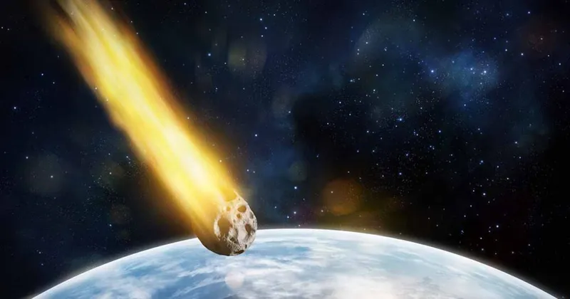 Artist's impression of an asteroid heading towards Earth. Credit: Maciej Frolow / Getty Images