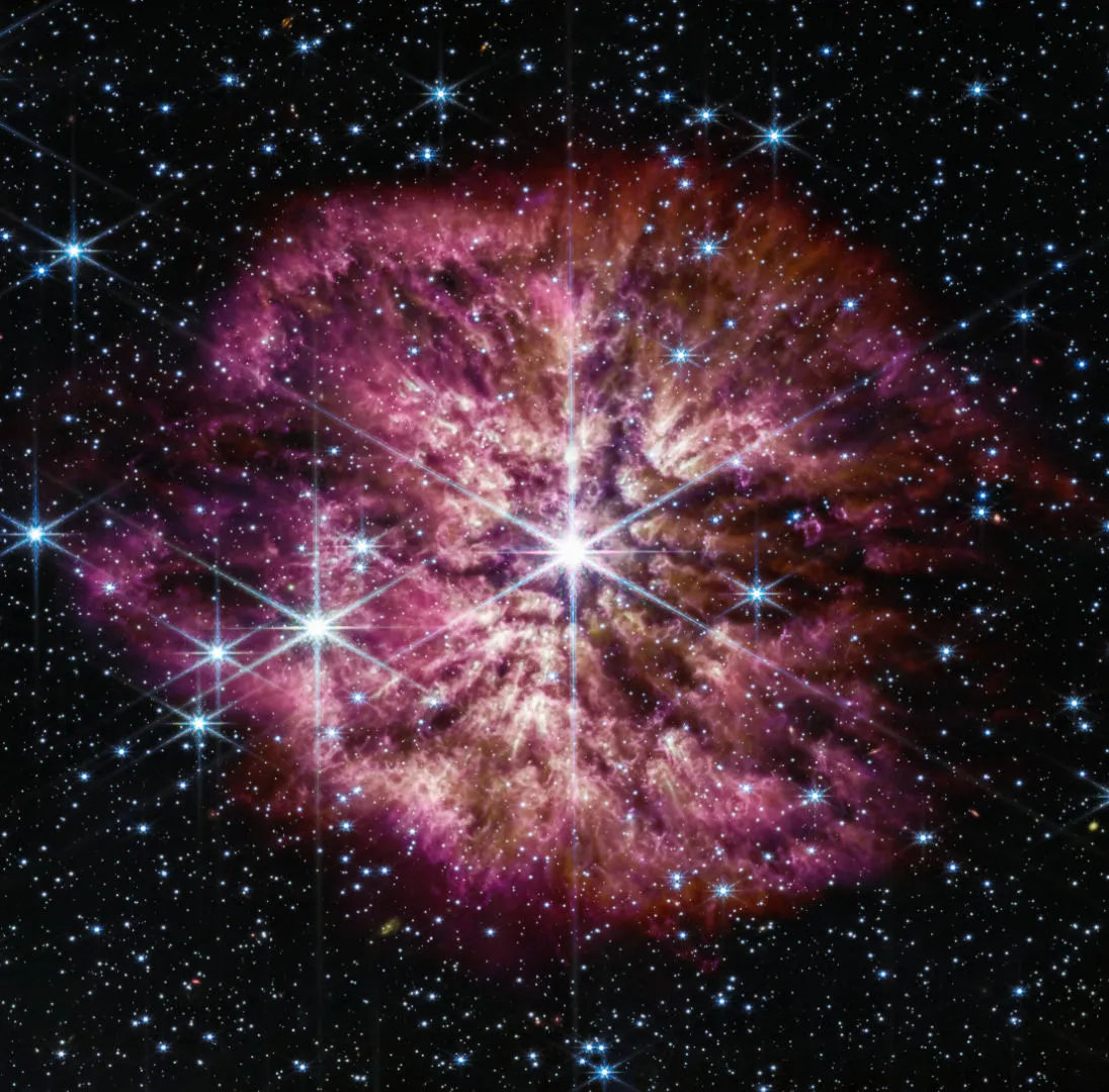 Wolf-Rayet 124 James Webb Space Telescope, 14 March 2023 